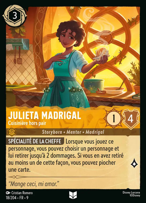 Julieta Madrigal - Cuisinière hors pair (18/204) - F - Inhabituelle - Cold Foil