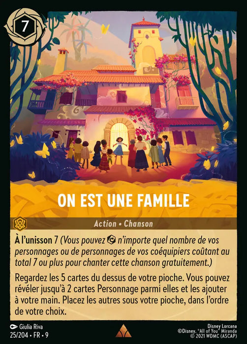 On est une famille (25/204) - F - Rare