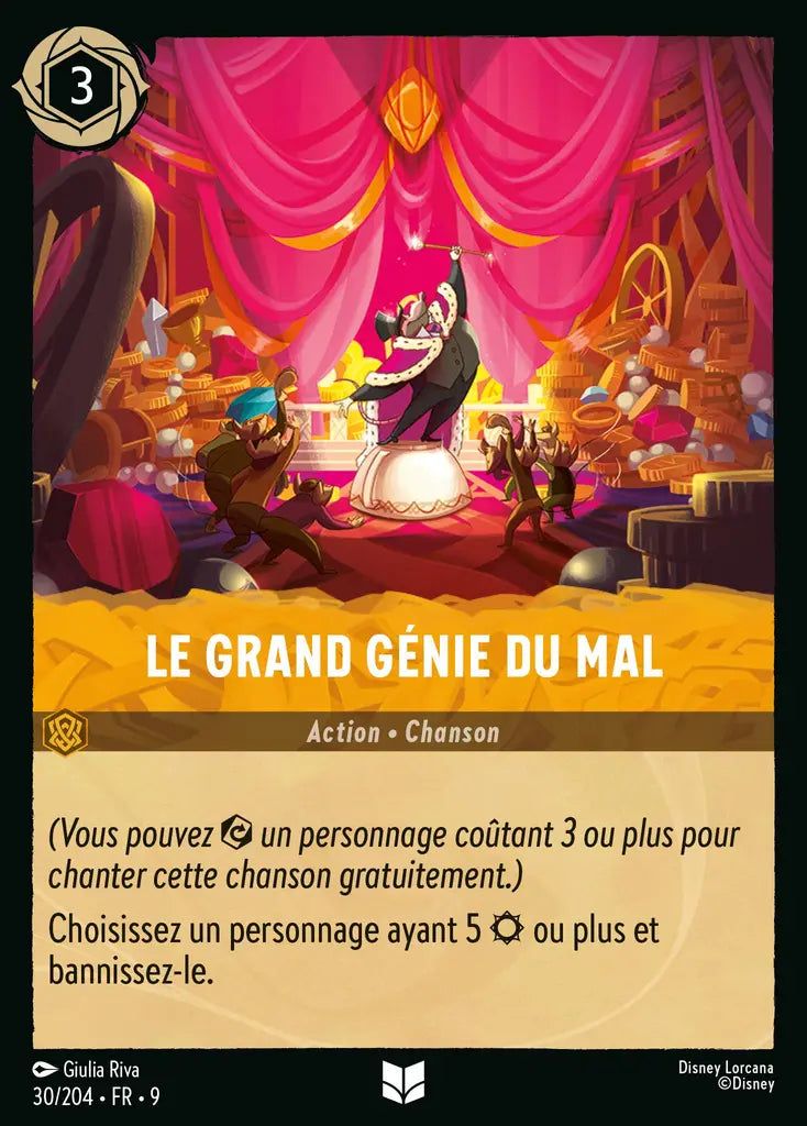 Le Grand Génie du mal (30/204) - F - Inhabituelle - Cold Foil