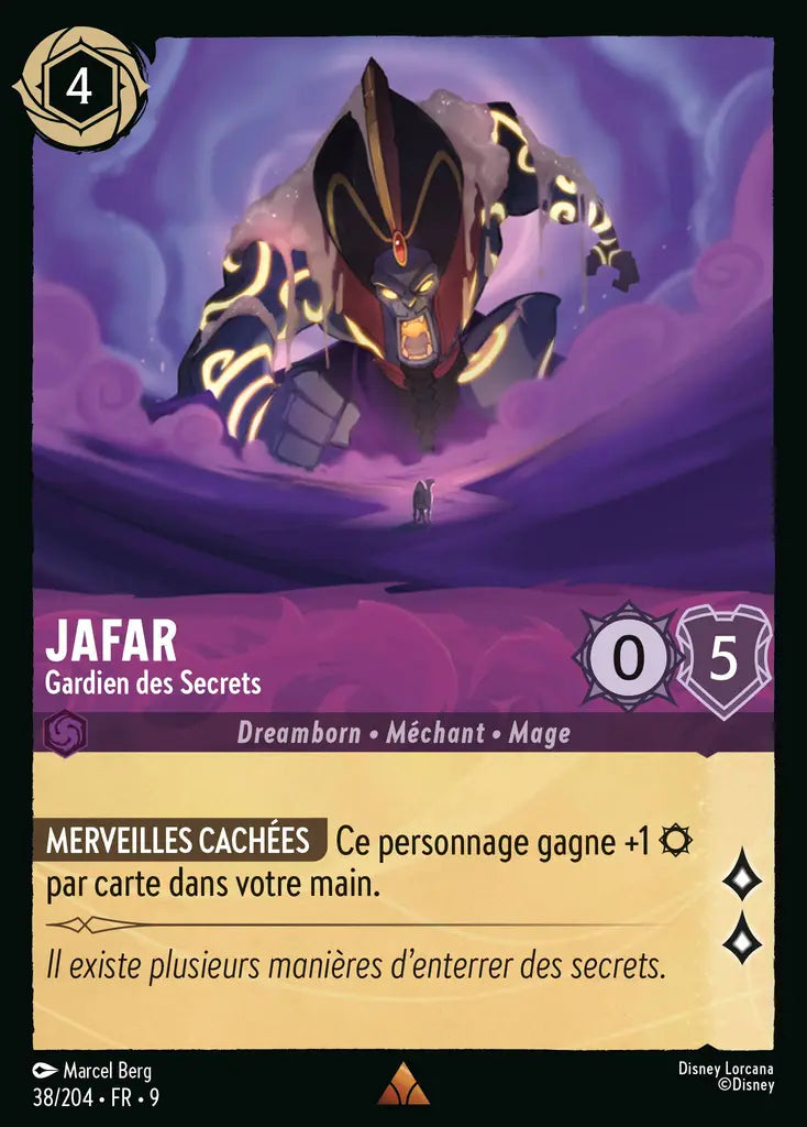 Jafar - Gardien des Secrets (38/204) - F - Rare - Cold Foil