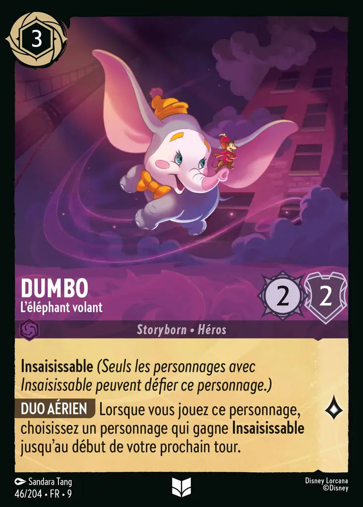 Dumbo - L'éléphant volant (46/204) - F - Inhabituelle - Cold Foil