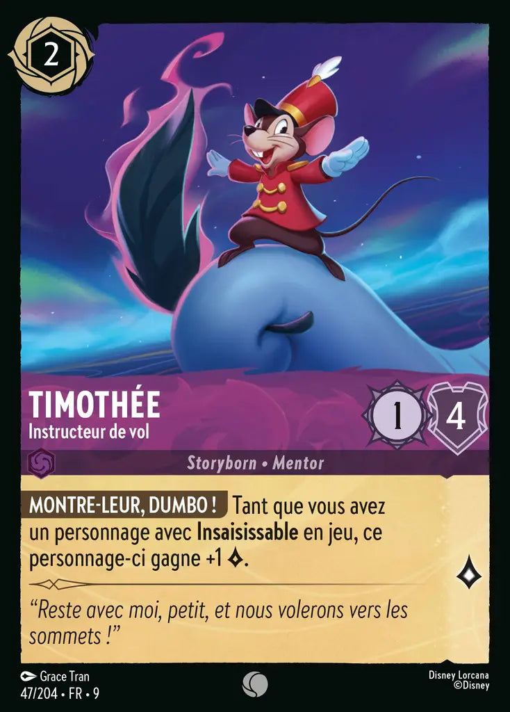 Timothée - Instructeur de vol (47/204) - F - Commune - Cold Foil