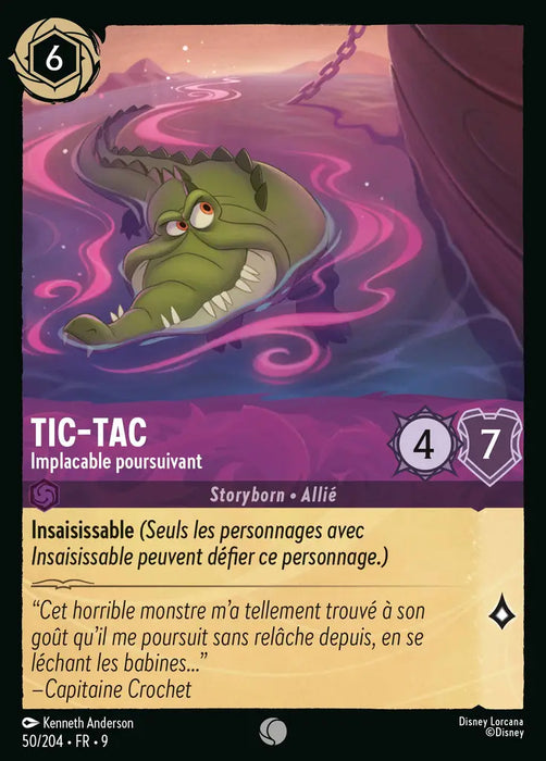 Tic-Tac - Implacable poursuivant (50/204) - F - Commune - Cold Foil
