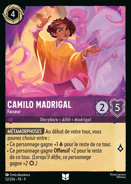 Camilo Madrigal - Farceur (52/204) - F - Inhabituelle - Cold Foil