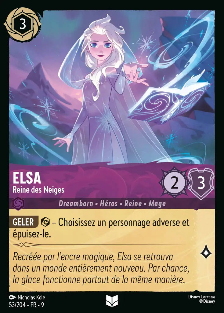 Elsa - Reine des Neiges (53/204) - F - Inhabituelle - Cold Foil