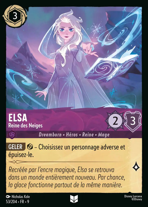 Elsa - Reine des Neiges (53/204) - F - Inhabituelle - Cold Foil