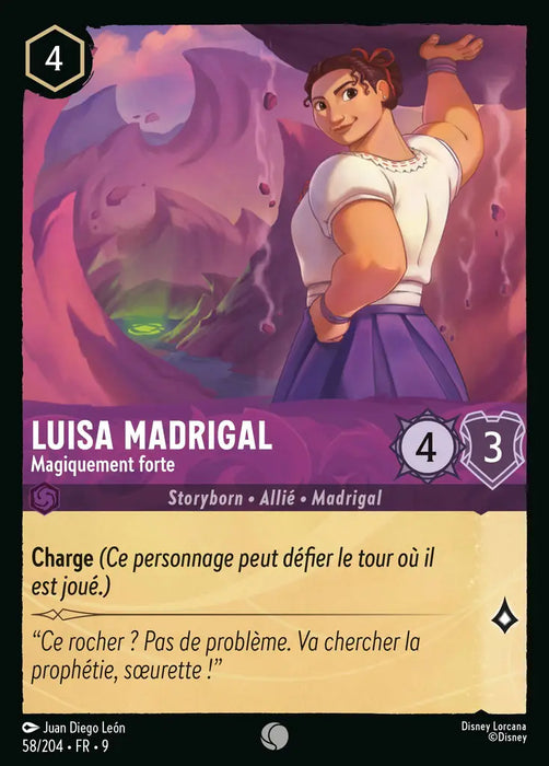 Luisa Madrigal - Magiquement forte (58/204) - F - Commune - Cold Foil