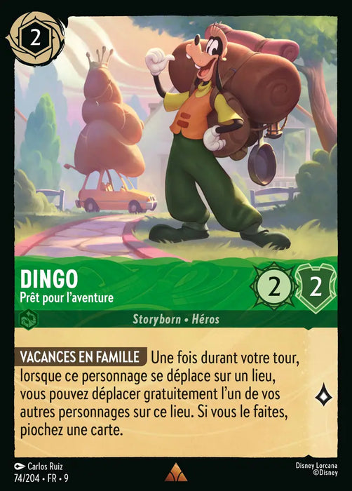 Dingo - Prêt pour l'aventure (74/204) - F - Rare - Cold Foil