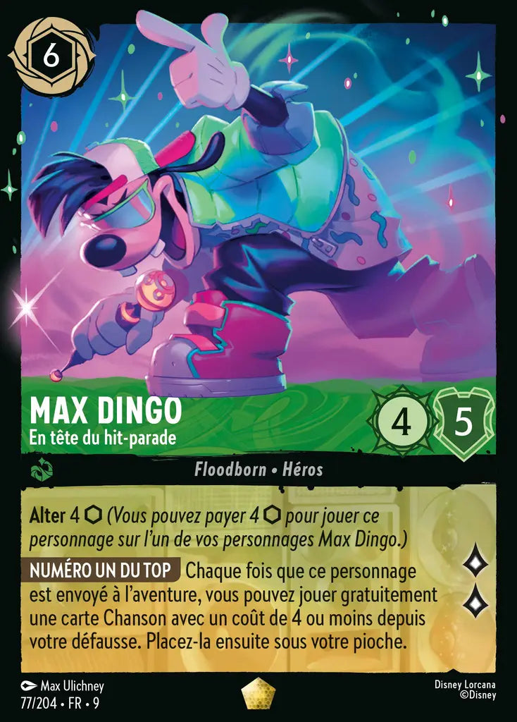 Max Dingo - En tête du hit-parade (77/204) - F - Légendaire