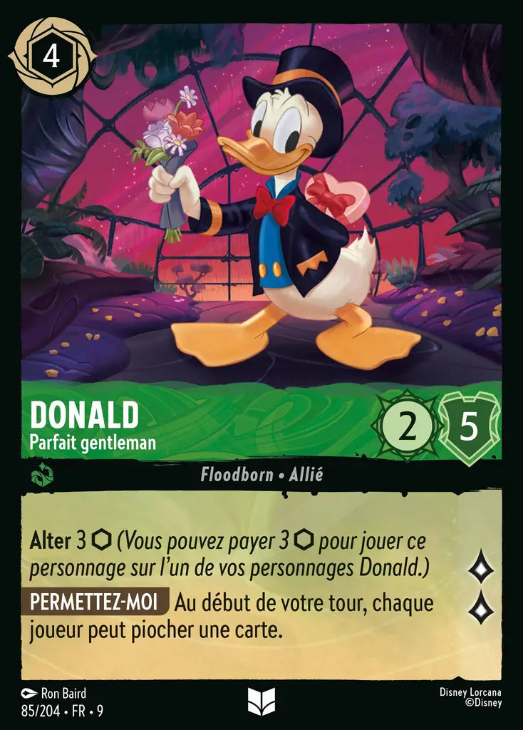 Donald - Parfait gentleman (85/204) - F - Inhabituelle
