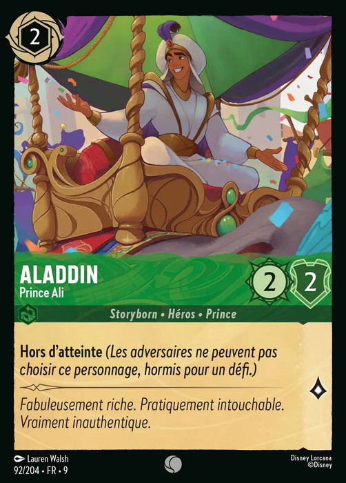 Aladdin - Prince Ali (92/204) - F - Commune - Cold Foil