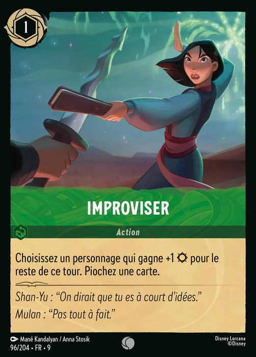 Improviser (96/204) - F - Commune - Cold Foil