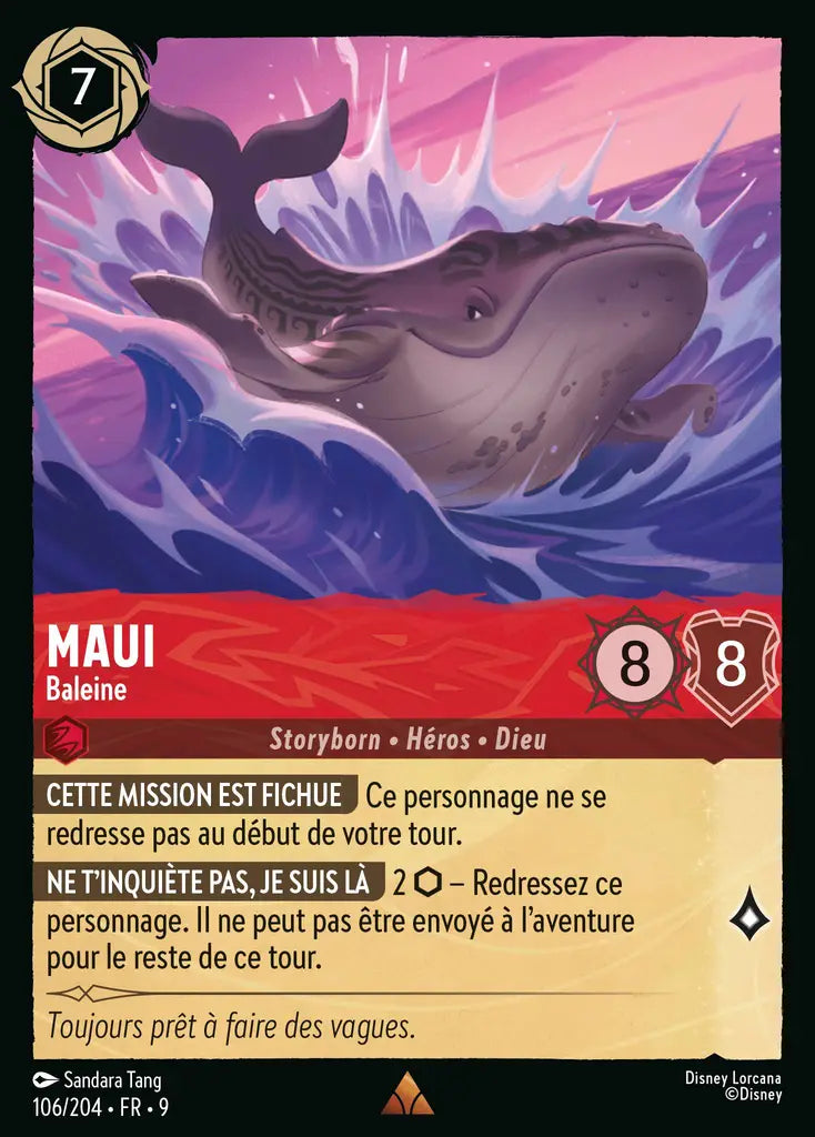 Maui - Baleine (106/204) - F - Rare - Cold Foil