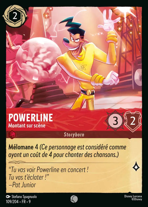 Powerline - Montant sur scène (109/204) - F - Commune - Cold Foil