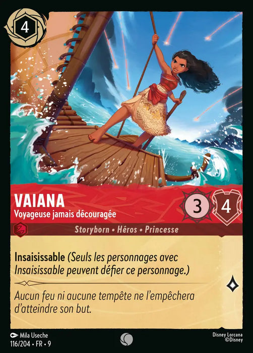 Vaiana - Voyageuse jamais découragée (116/204) - F - Commune - Cold Foil