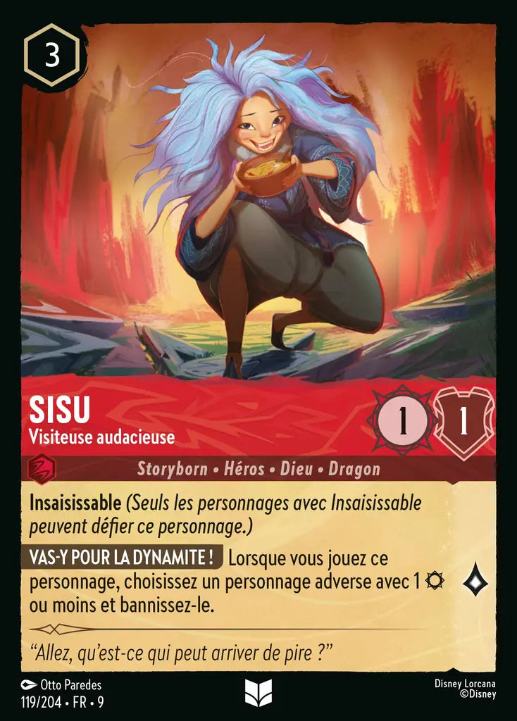 Sisu - Visiteuse audacieuse (119/204) - F - Inhabituelle - Cold Foil