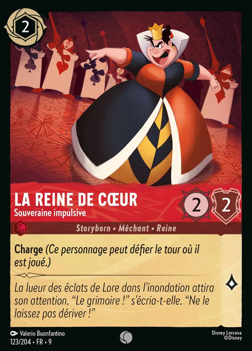 La Reine de Coeur - Souveraine impulsive (123/204) - F - Commune - Cold Foil