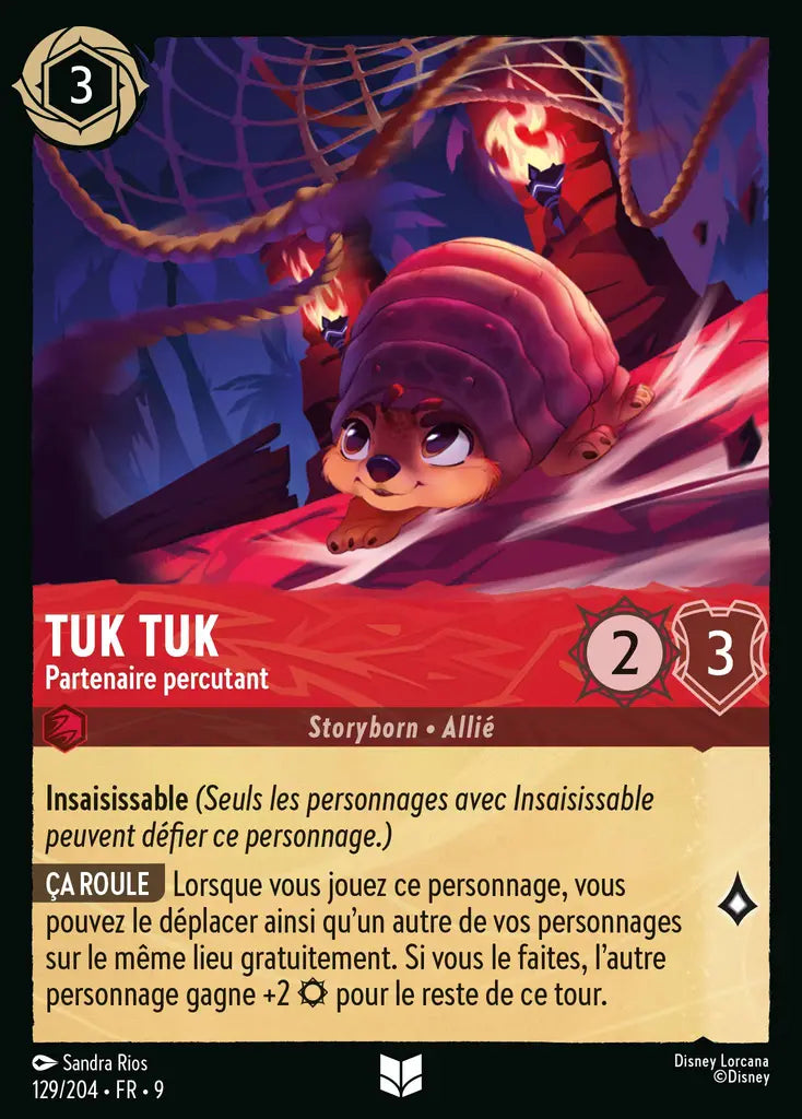 Tuk Tuk - Partenaire percutant (129/204) - F - Inhabituelle - Cold Foil