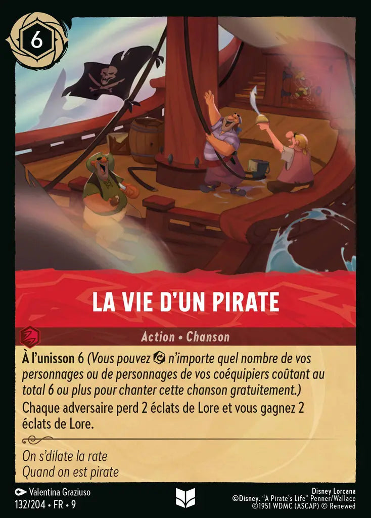 La vie d'un pirate (132/204) - Inhabituelle - Cold Foil