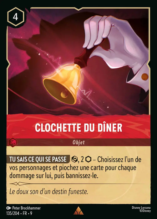 Clochette du dîner (135/204) - F - Rare