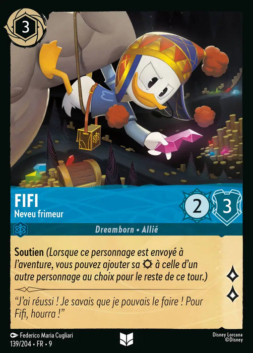Fifi - Neveu frimeur (139/204) - F - Inhabituelle - Cold Foil