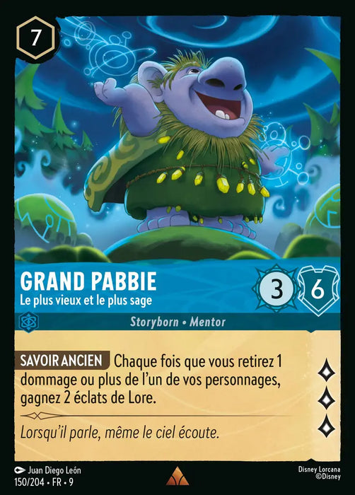 Grand Pabbie - Le plus vieux et le plus sage (150/204) - F - Rare