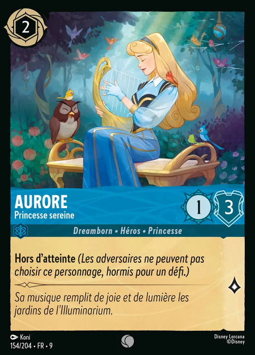 Aurore - Princesse sereine (154/204) - F - Commune - Cold Foil