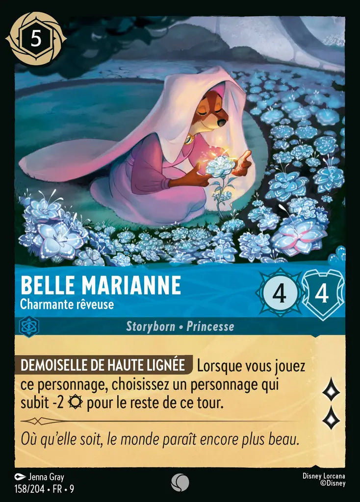 Belle Marianne - Charmante rêveuse (158/204) - F - Commune - Cold Foil