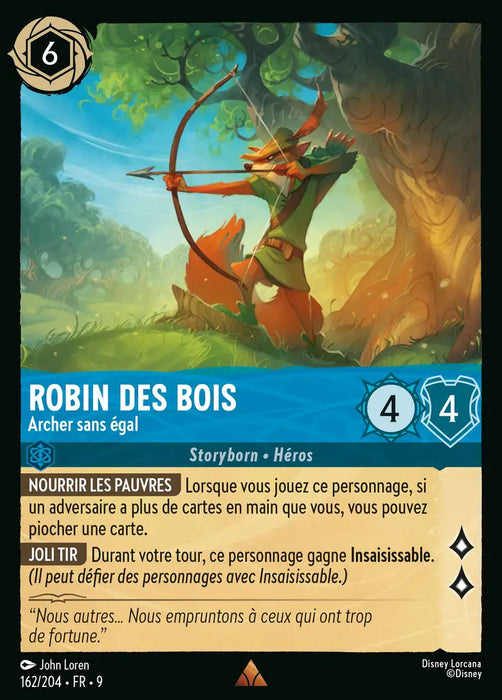 Robin des bois - Archer sans égal (162/204) - F - Rare - Cold Foil