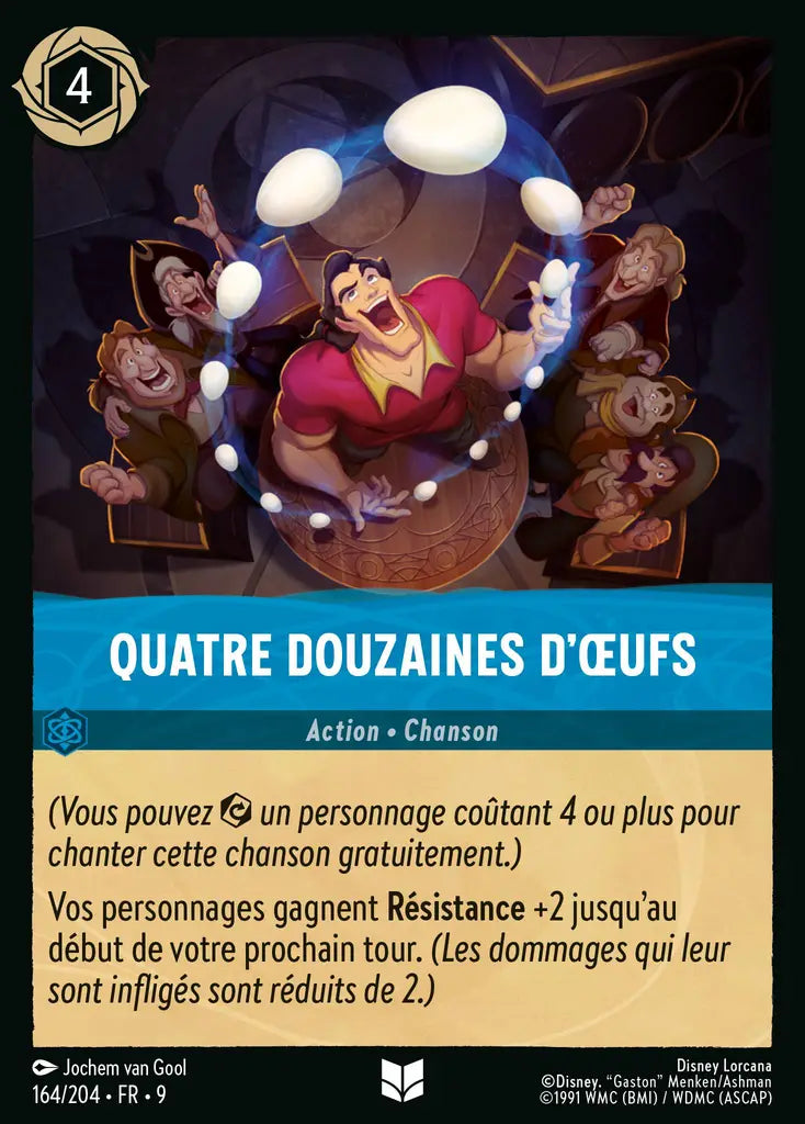 Quatre douzaines d'oeufs (164/204) - F - Inhabituelle - Cold Foil