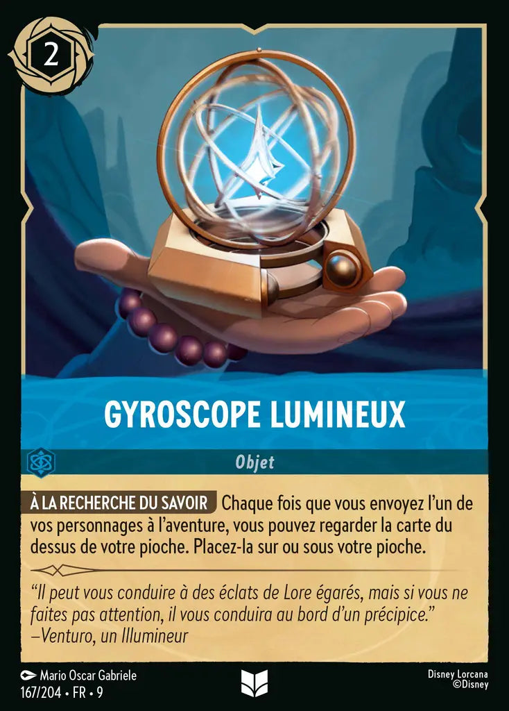 Gyroscope lumineux (167/204) - F - Inhabituelle - Cold Foil