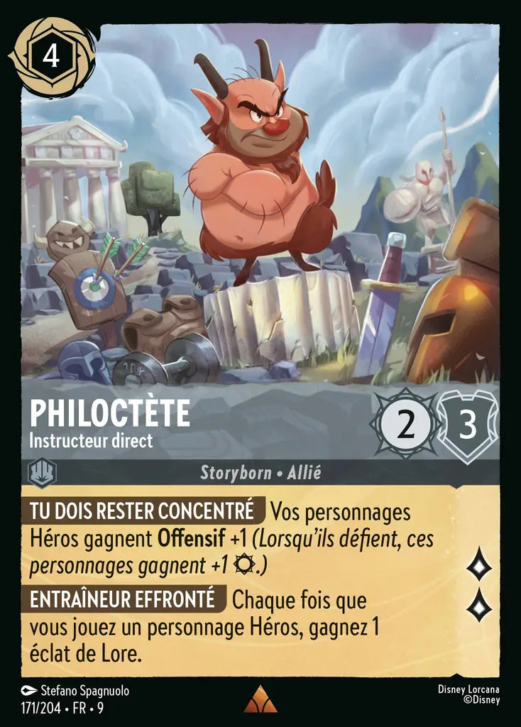 Philoctète - Instructeur direct (171/204) - F - Rare - Cold Foil