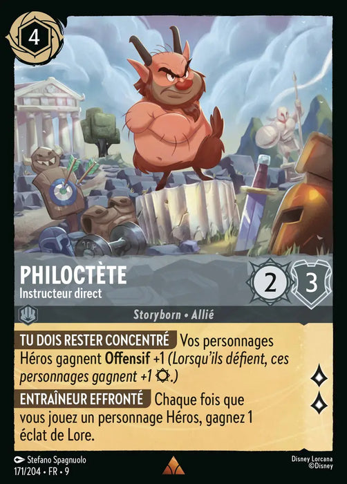 Philoctète - Instructeur direct (171/204) - F - Rare