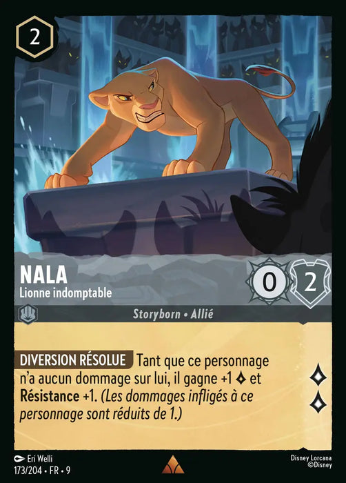 Nala - Lionne indomptable (173/204) - F - Rare - Cold Foil