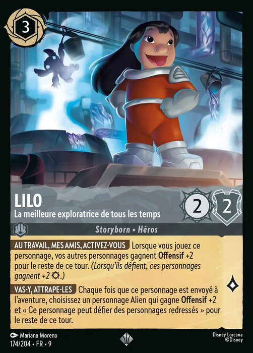Lilo - La meilleure exploratrice de tous les temps (174/204) - F - Très Rare - Cold Foil