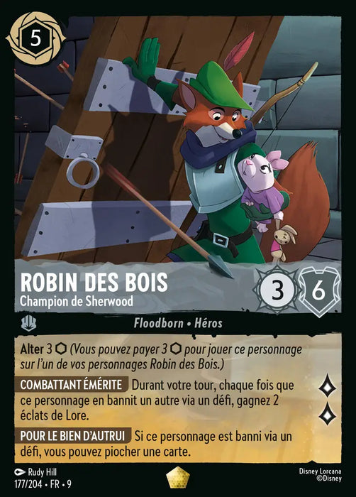 Robin des bois - Champion de Sherwood (177/204) - F - Légendaire
