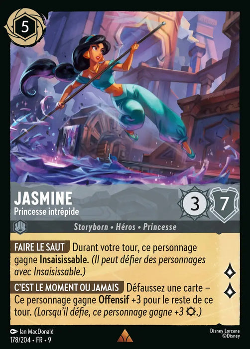 Jasmine - Princesse intrépide (178/204) - F - Rare - Cold Foil
