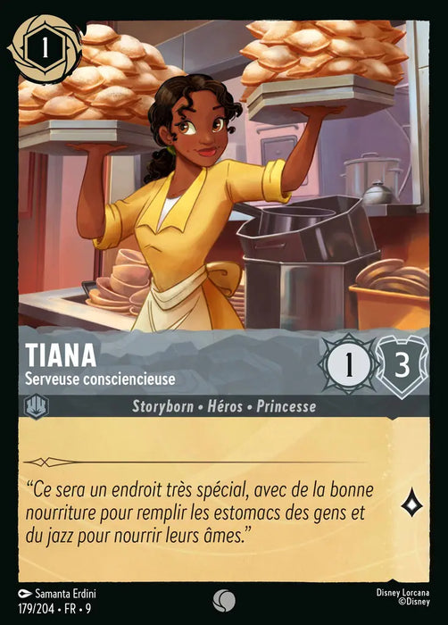 Tiana - Serveuse consciencieuse (179/204) - F - Commune - Cold Foil