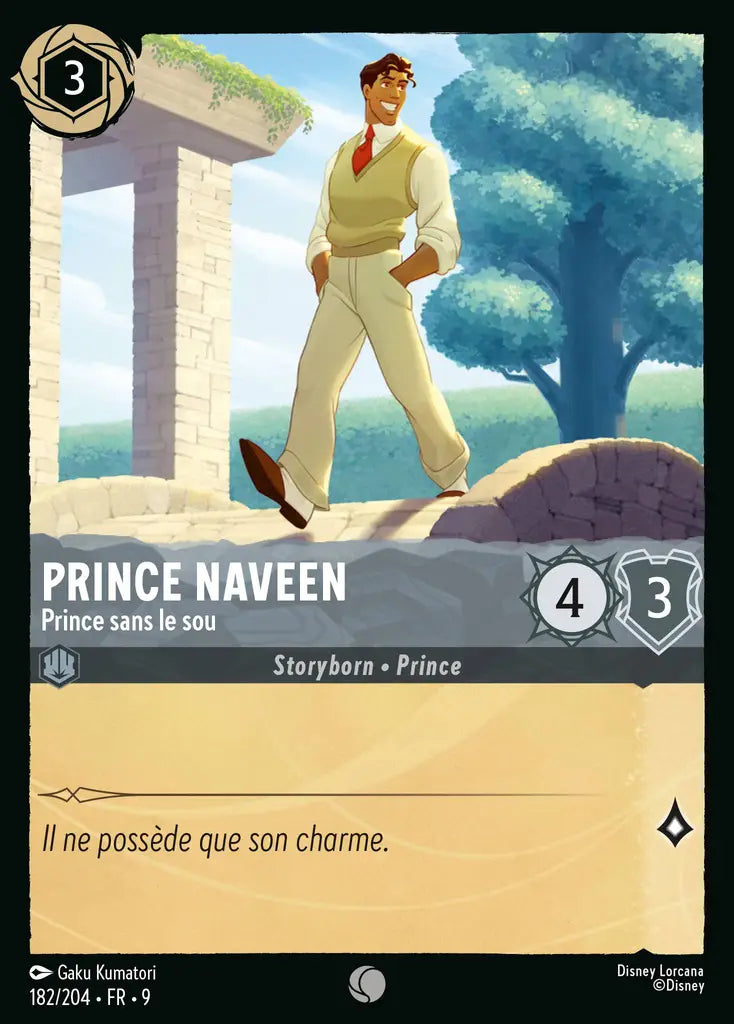Prince Naveen - Prince sans le sou (182/204) - F - Commune - Cold Foil