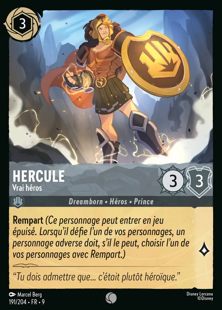 Hercule - Vrai héros (191/204) - F - Commune
