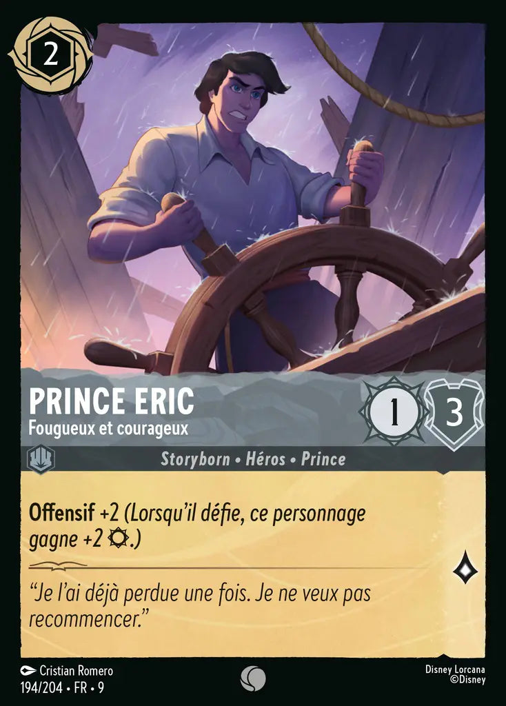Prince Eric - Fougueux et courageux (194/204) - F - Commune - Cold Foil