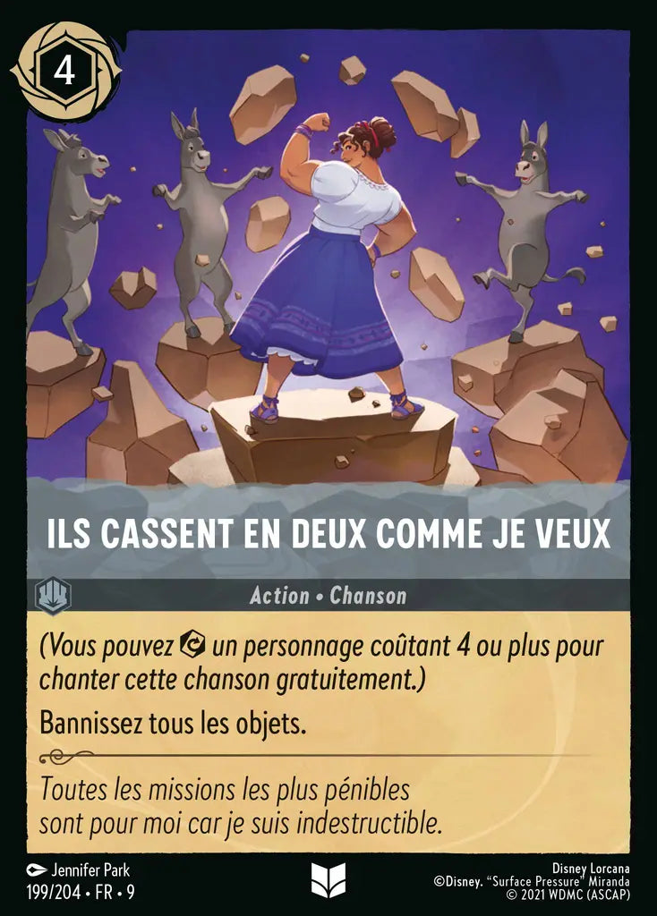 Ils cassent en deux comme je veux (199/204) - F - Inhabituelle