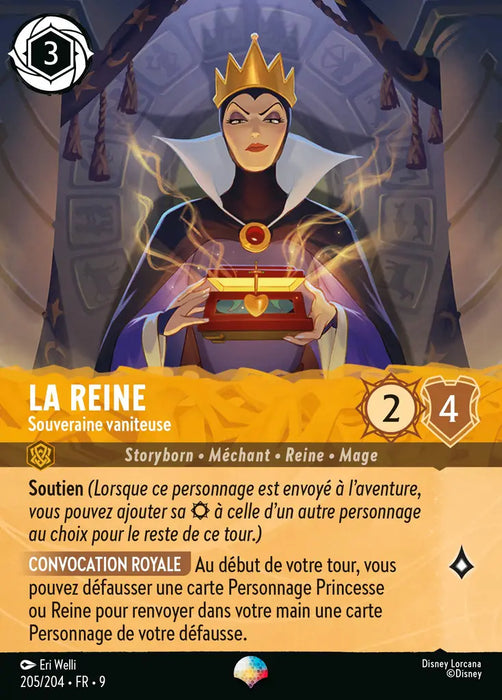 La Reine - Souveraine vaniteuse (Épique) (205/204) - F - Épique - Holofoil