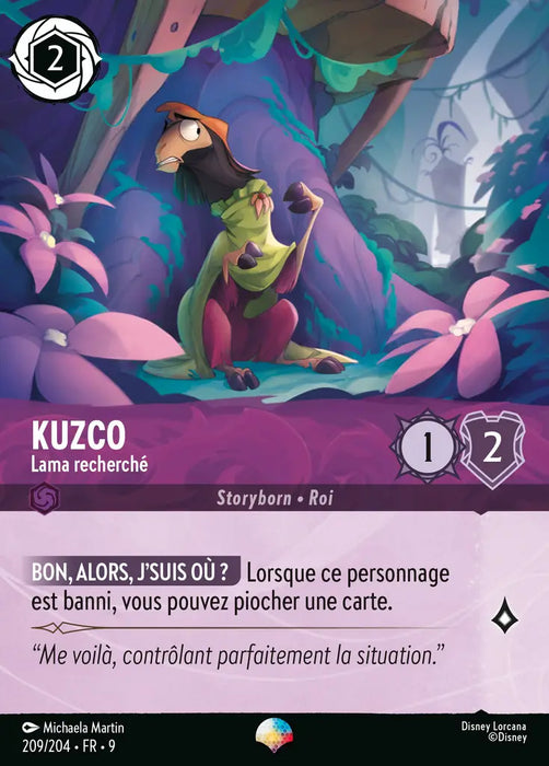 Kuzco - Lama recherché (Épique) (209/204) - F - Épique - Holofoil