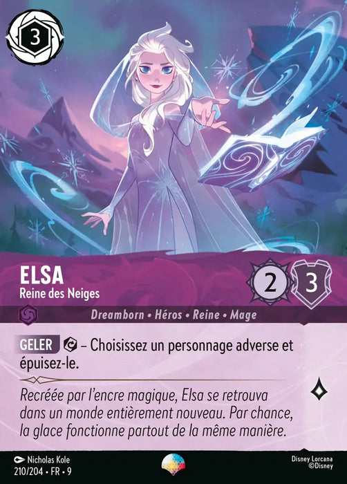 Elsa - Reine des Neiges (Épique) (210/204) - F - Épique - Holofoil