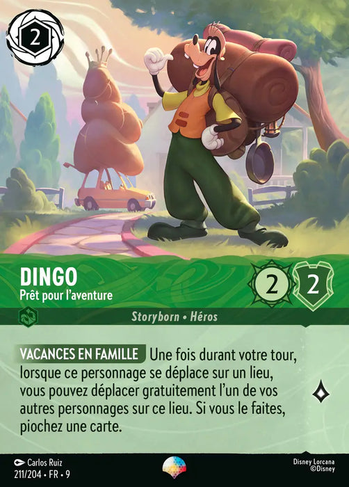 Dingo - Prêt pour l'aventure (Épique) (211/204) - F - Épique - Holofoil