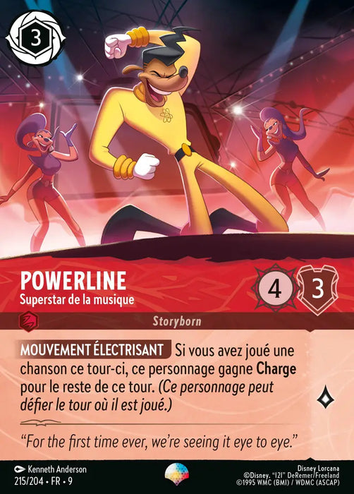 Powerline - Superstar de la musique (Épique) (215/204) - F - Rare - Holofoil