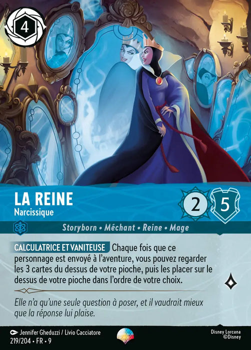 La Reine - Narcissique (Épique) (219/204) - F - Épique - Holofoil