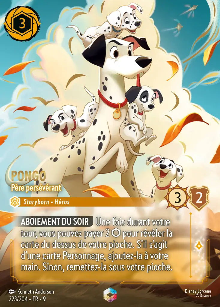 Pongo - Père Persévérant (Enchantée) (223/204) - F - Enchantée - Holofoil