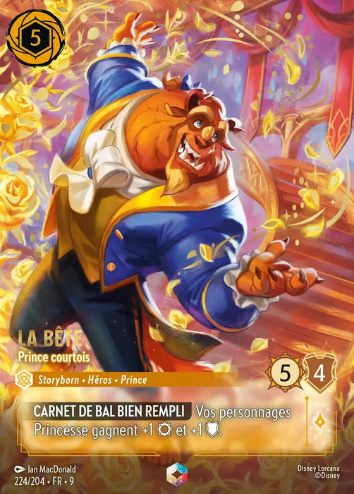 La Bête - Prince courtois (Enchantée) (224/204) - F - Enchantée - Holofoil